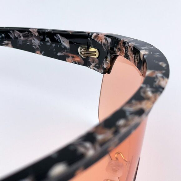 NEW Loewe LW40034U 55S Shiny Colour Havana Bordeaux Mask Shield Women Sunglasses main image 4